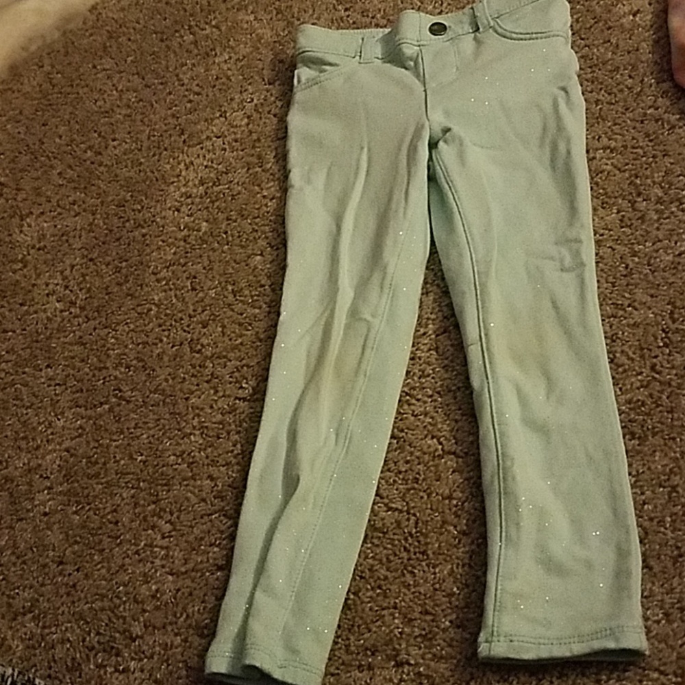 Blue sparkle pants